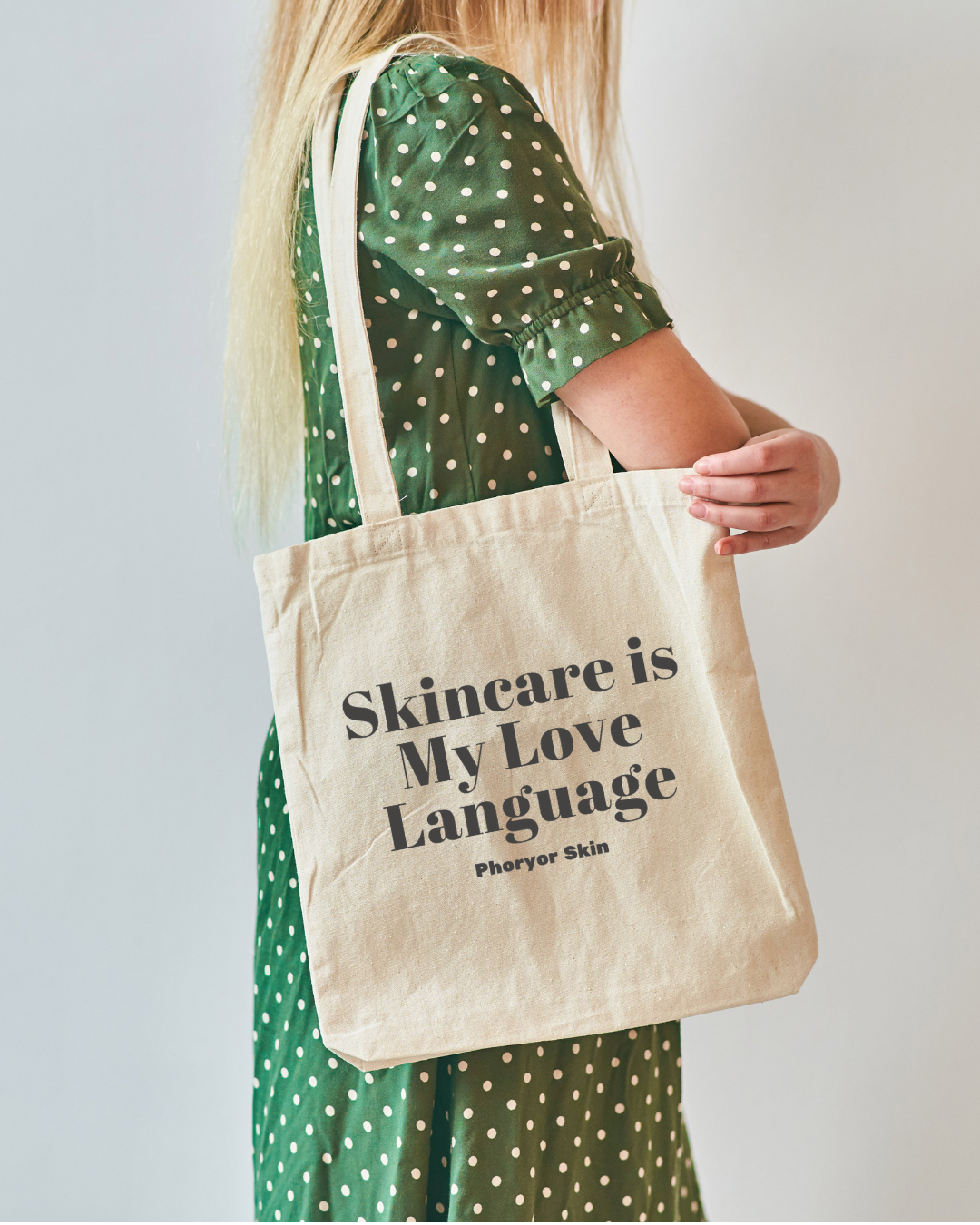 "Skincare is My Love Language" Canvas Tote