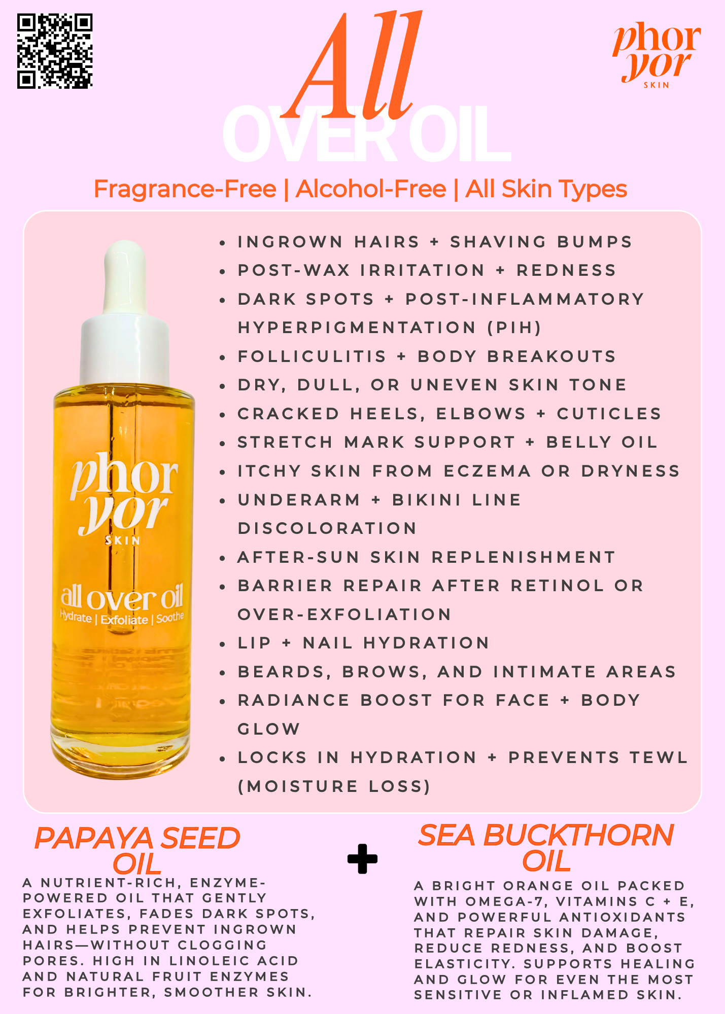 All Over Oil – Botanical Moisture for Smooth, Radiant Skin