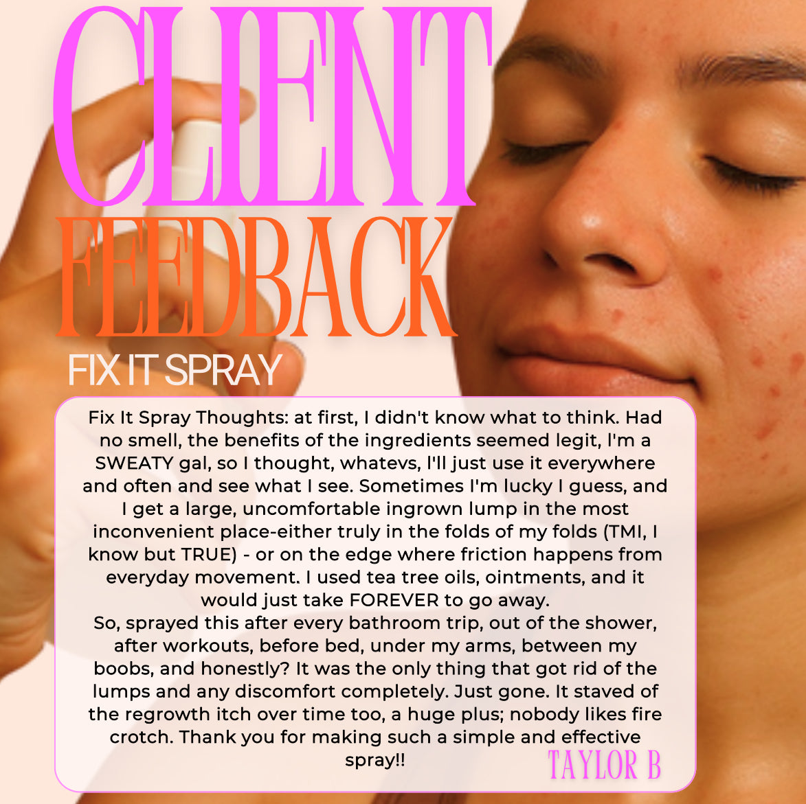 Fix It Spray – Calming Treatment for Breakouts, Bumps & Flare-Ups