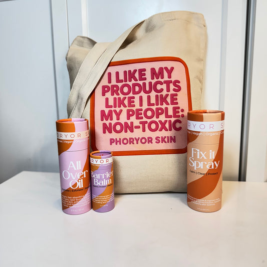 "I like my products like I like my people NON TOXIC" Canvas Tote