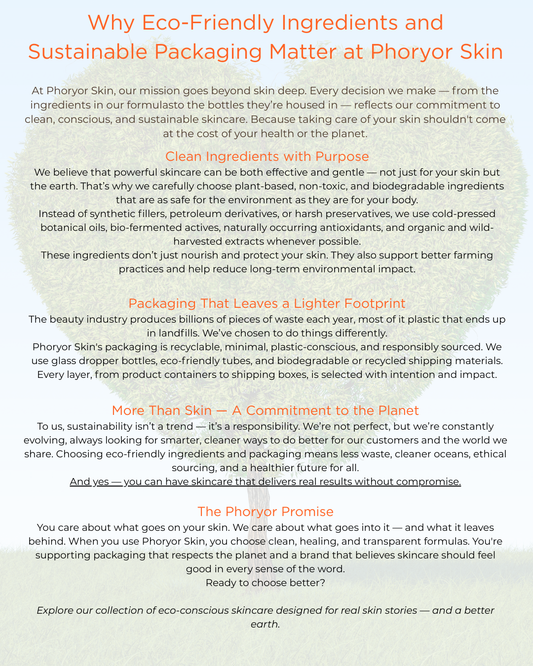 More Than Skin — A Commitment to the Planet