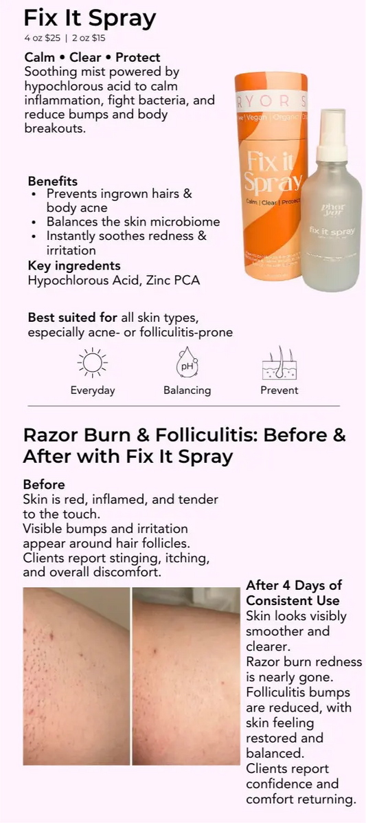 Fix it Spray Travel Size Phoryor Skin