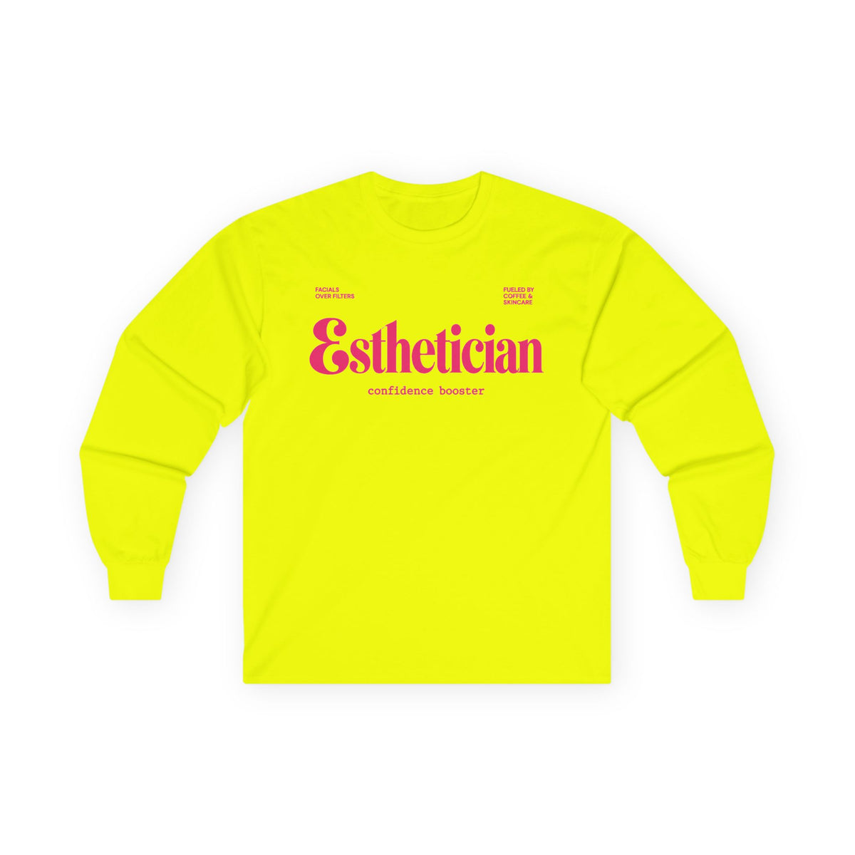 Esthetician Long Sleeve Shirt from Phoryor Skin, front view