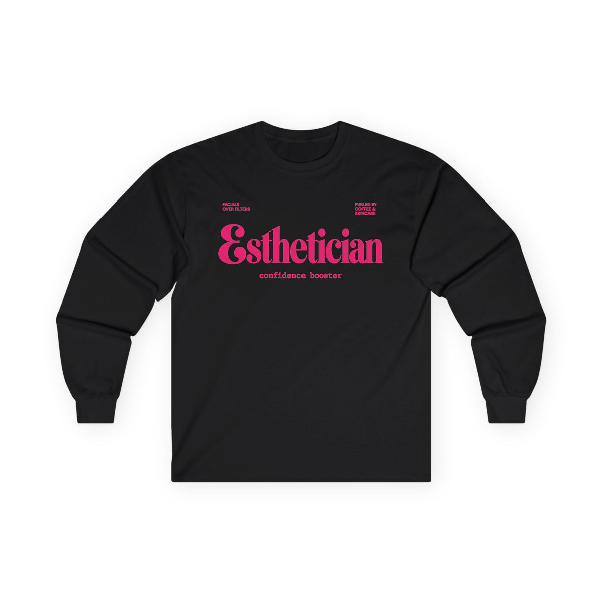 Esthetician Long Sleeve Shirt from Phoryor Skin, front view