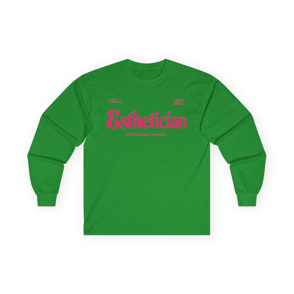 Esthetician Long Sleeve Shirt from Phoryor Skin, back view