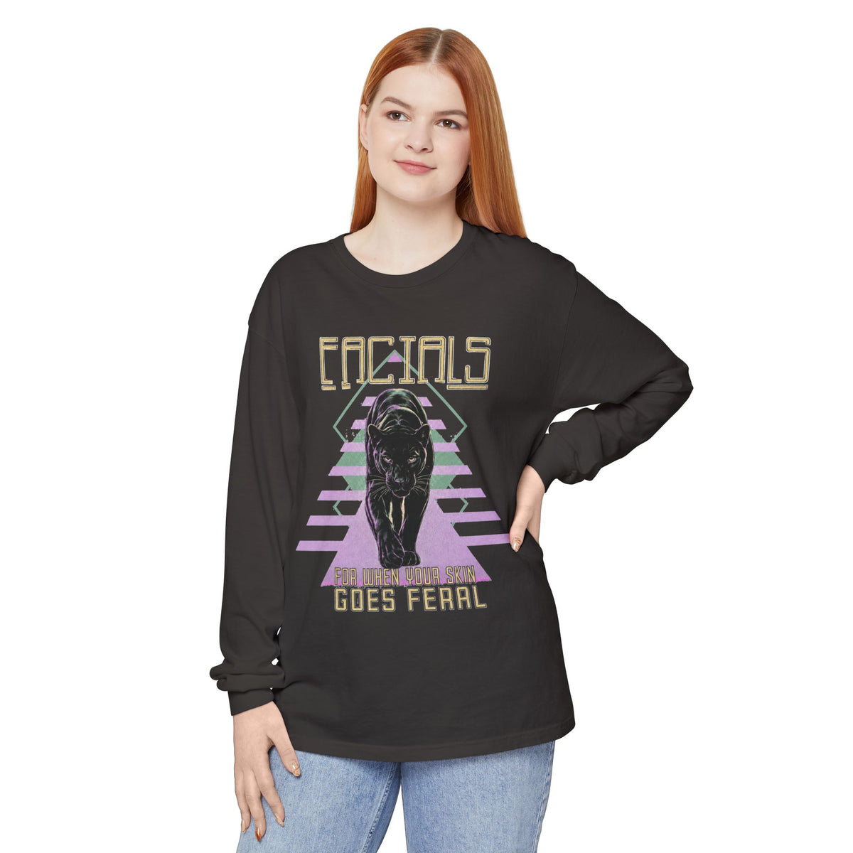Esthetician Long Sleeve Shirt from Phoryor Skin, front view