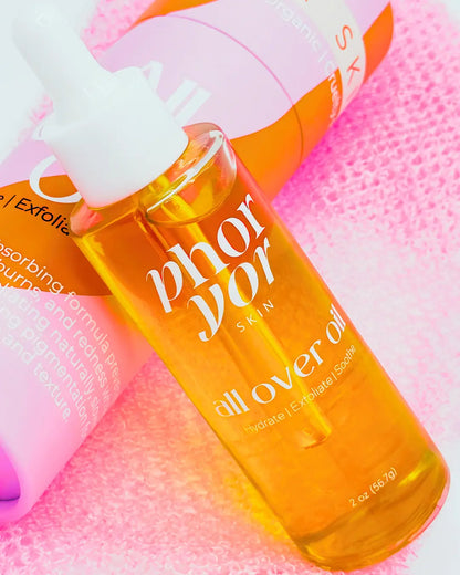 Phoryor Skin All Over Oil, lightweight body oil for rough, dry skin