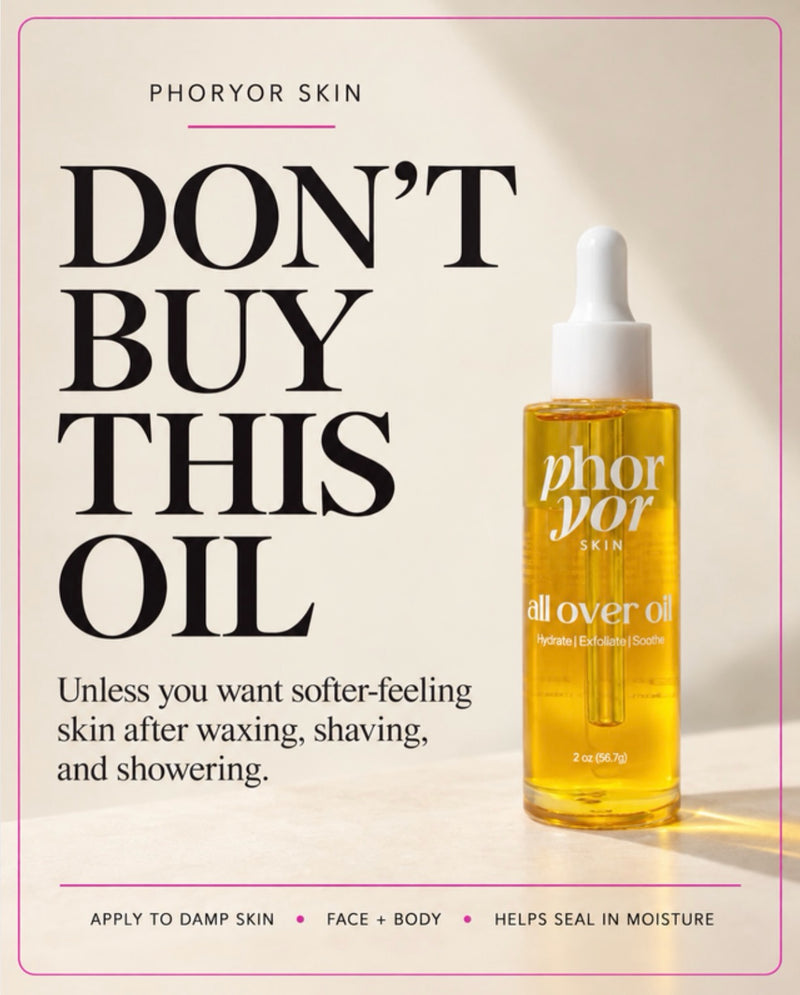 Don't buy this oil, unless you want softer-feeling skin after waxing, shaving and showering